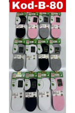 XGRİPOLO BAYAN DİKİSSİZ SİLİKONLU BAMBU 3LÜ SNEAKER