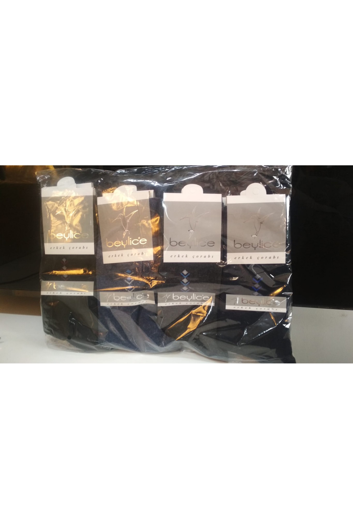 Beylice Erkek Penye Çorap 12'li