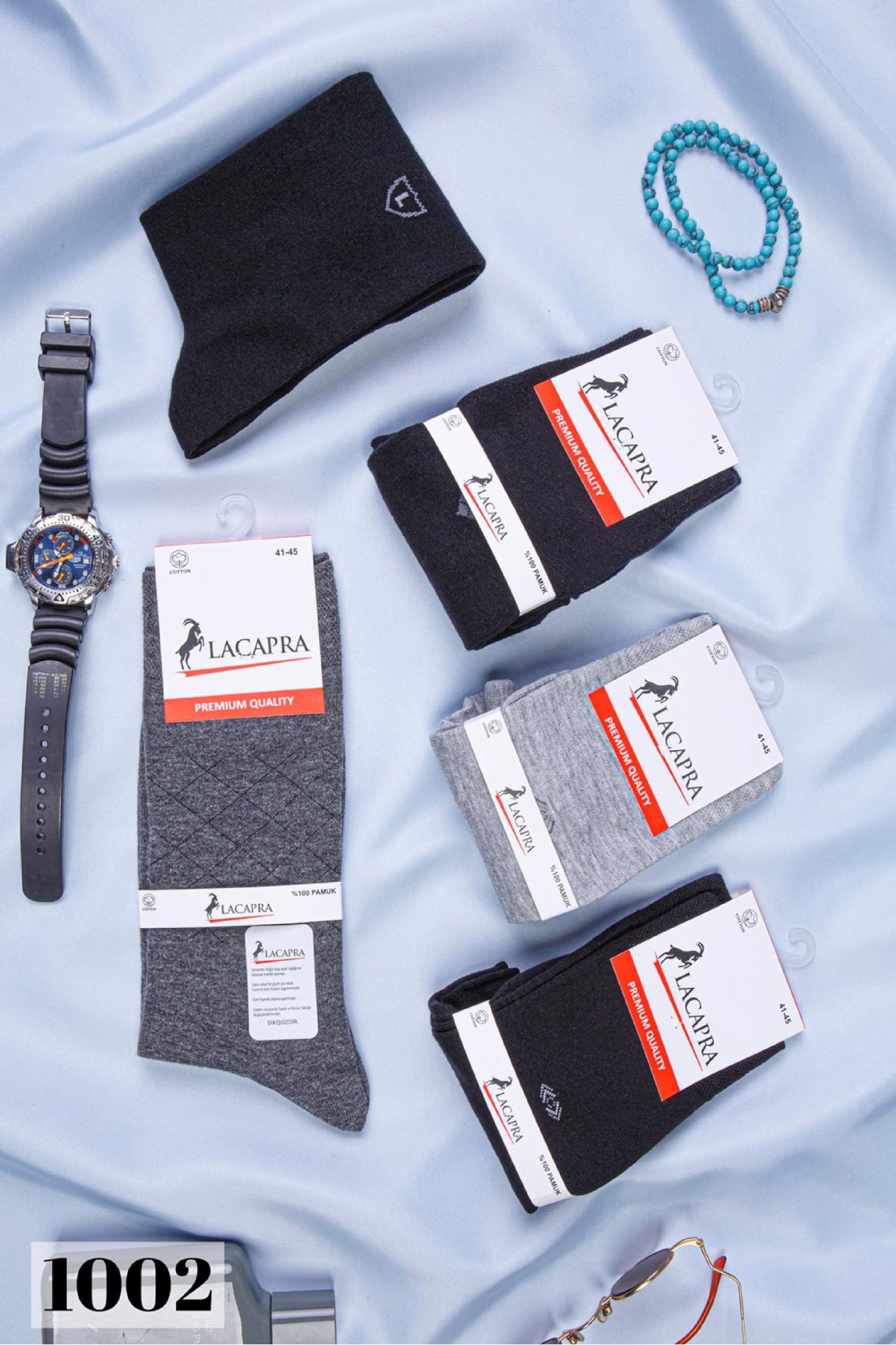 Lacapra Lık Penye Erkek Çorap 12'li