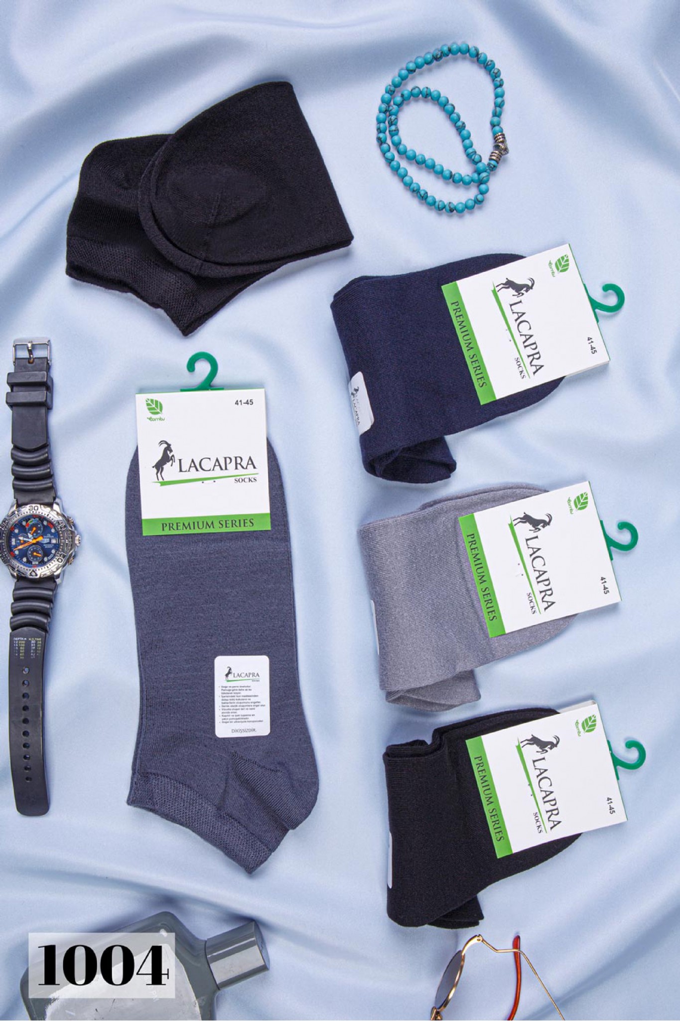 Lacapra Bambu Erkek Patik 12'li