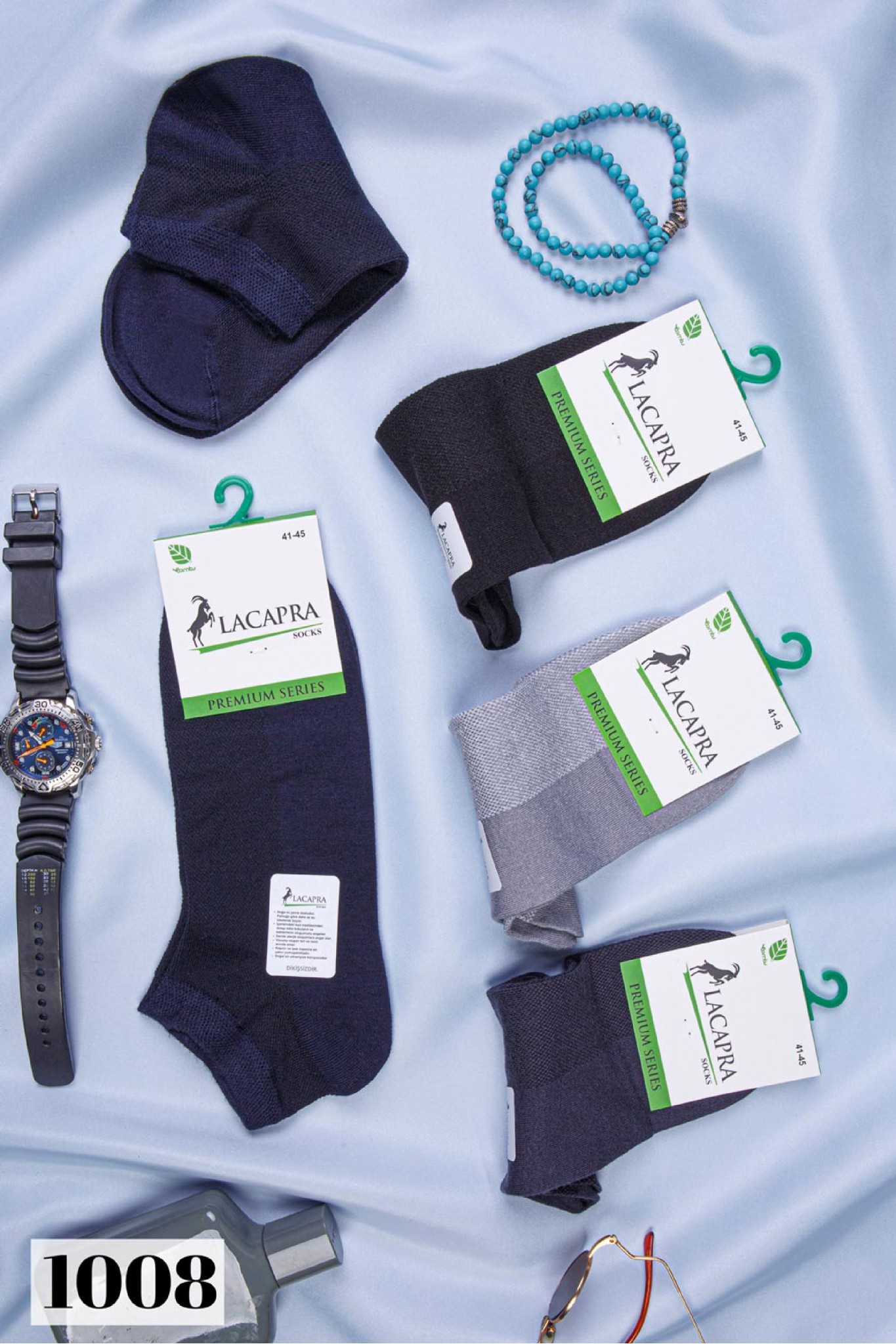 Lacapra Bambu Erkek Patik 12'li