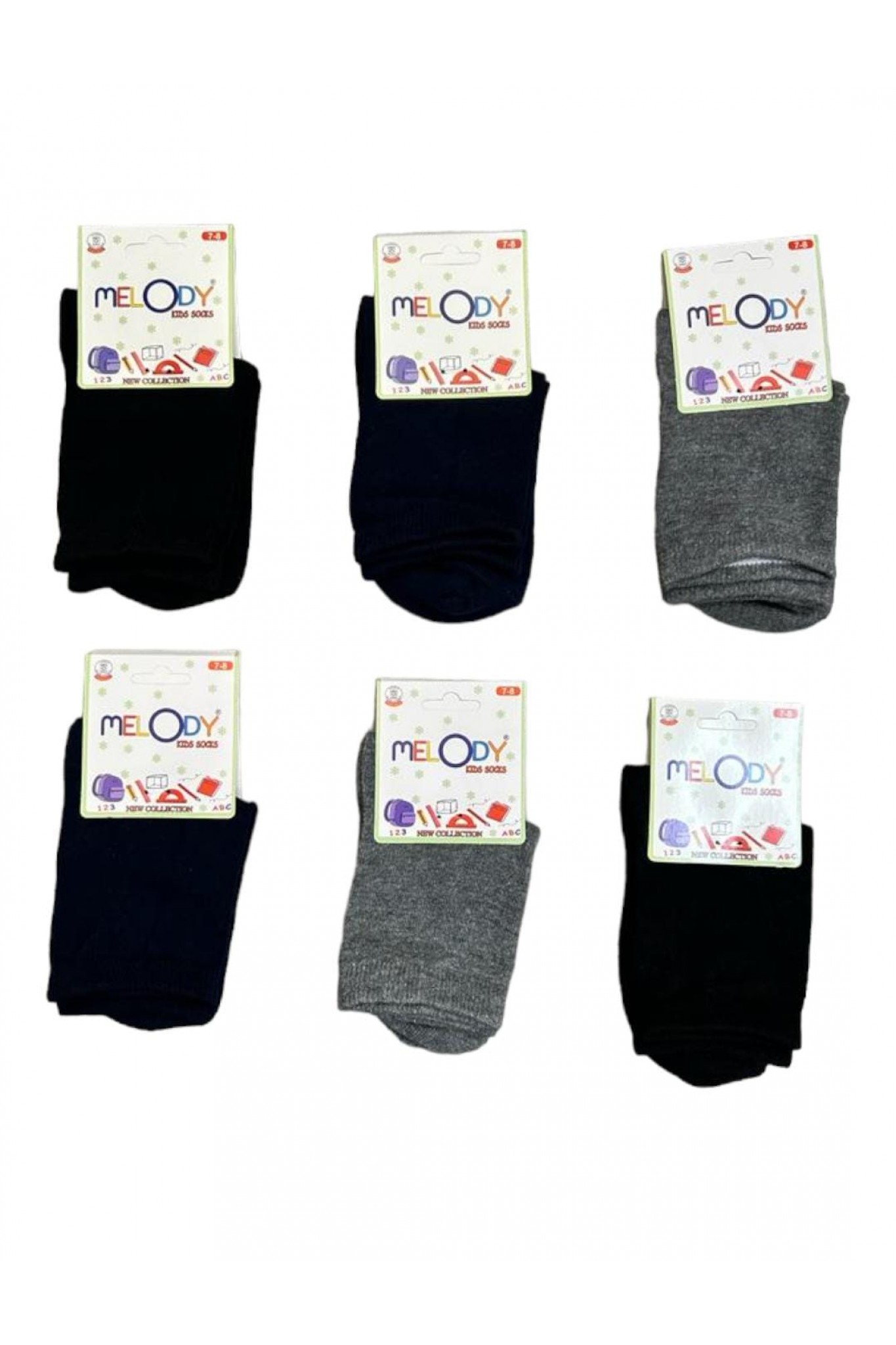 Melody Erkek Çocuk Çorabı 12'li