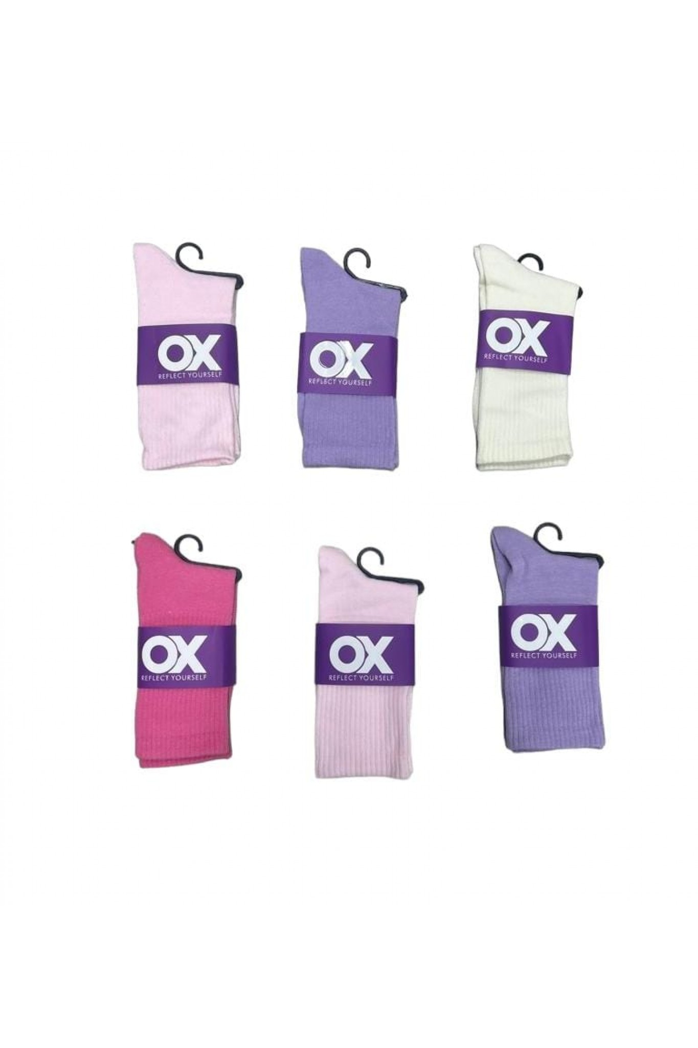 Ox Kadın Kolej Çorap 12'li
