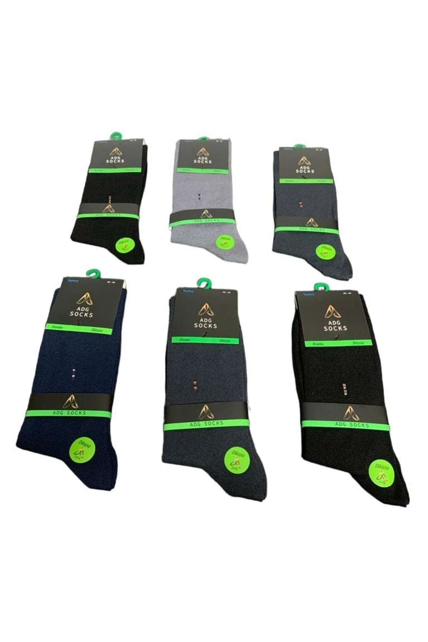 Adg Erkek Bambu Soket Çorap 12'li