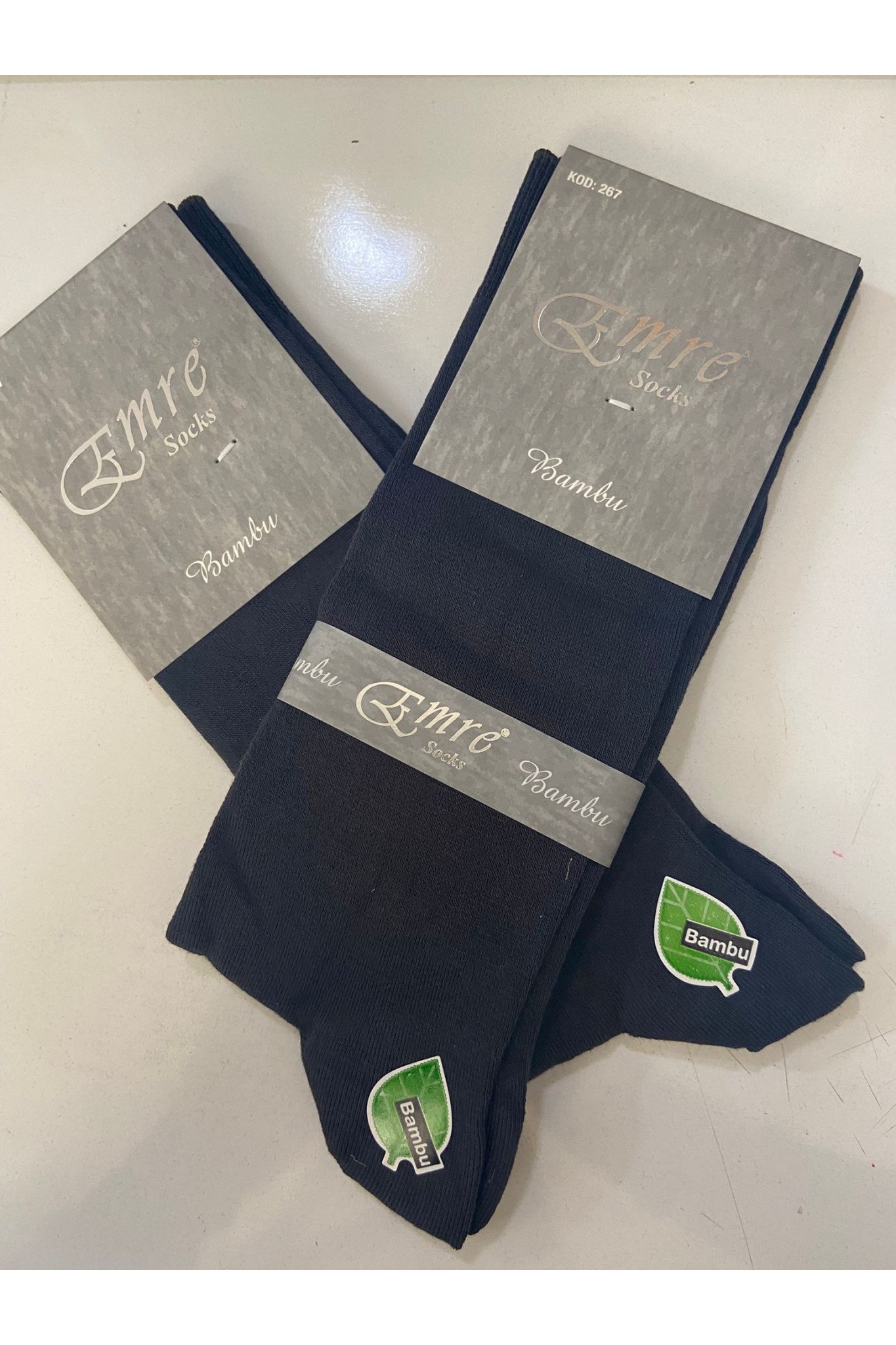 Emre Erkek Bambu Çorap 6'lı