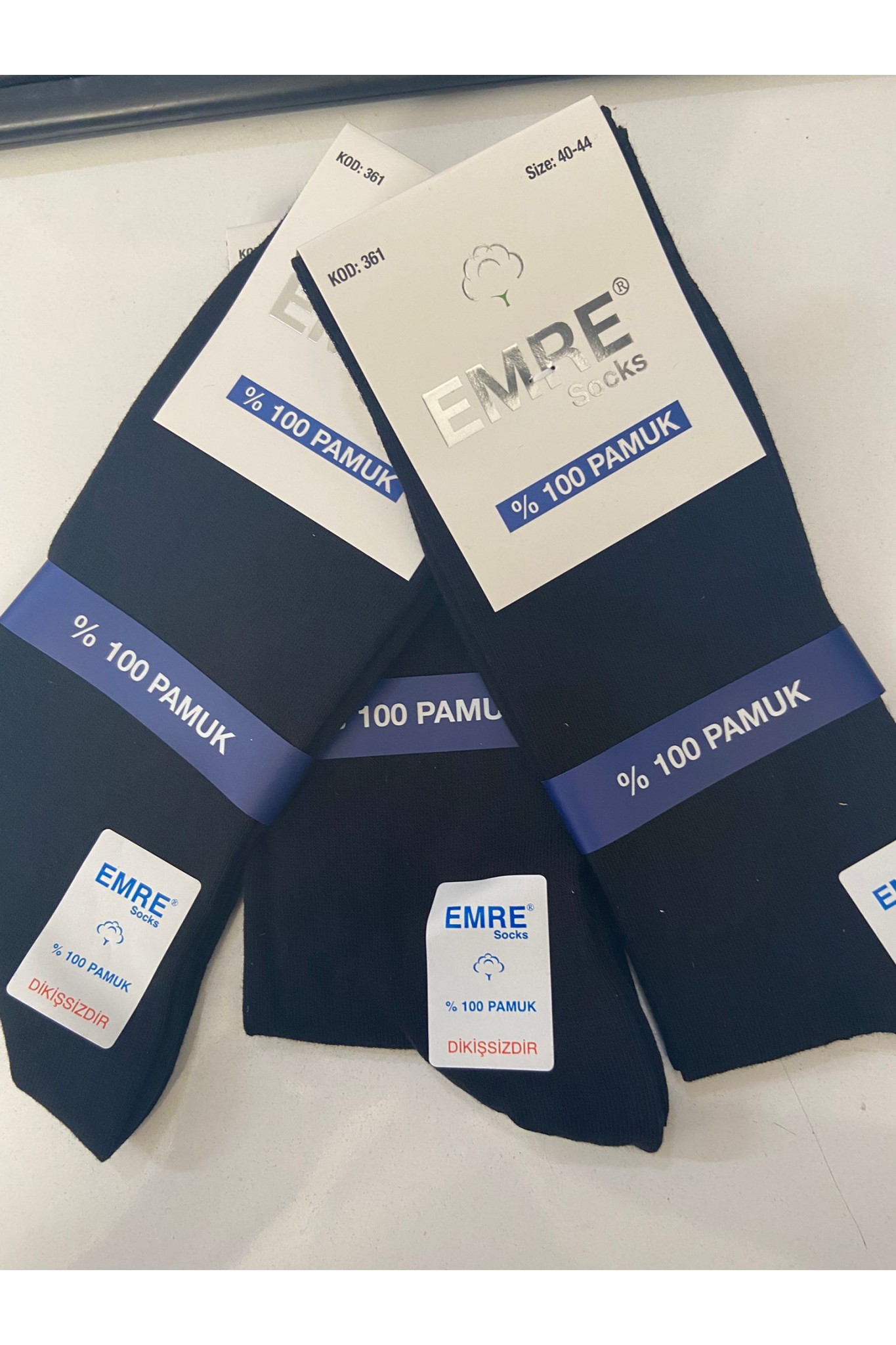 Emre Erkek Pamuklu Çorap 6'lı