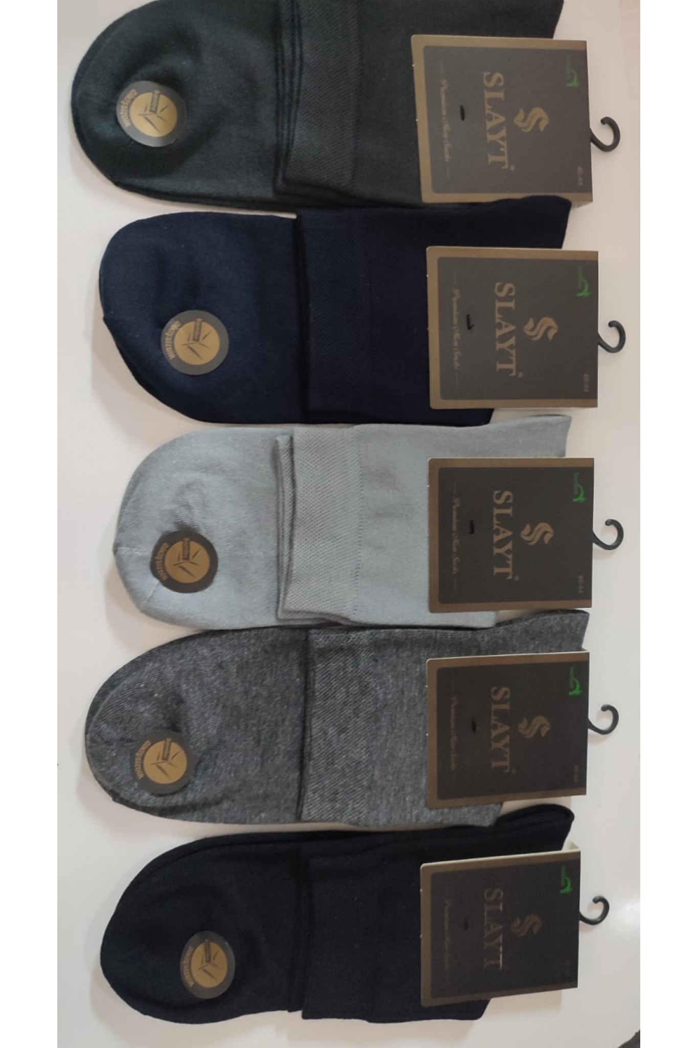 Slayt Erkek Bambu Lyc Kısa Konç Çorap 12'li