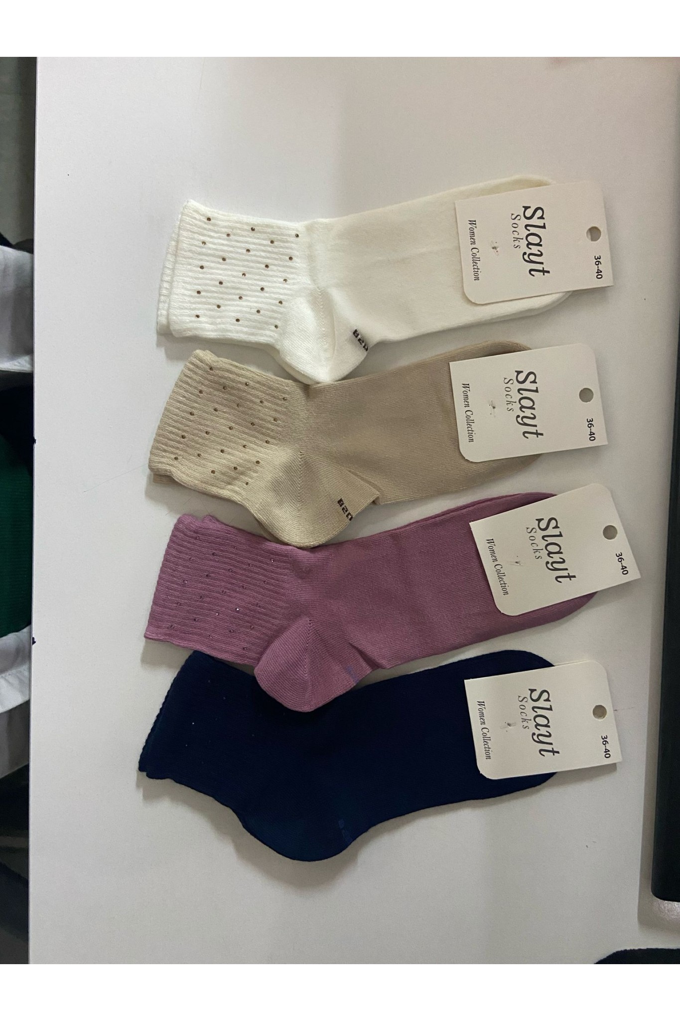 SLAYT BAYAN K.KONÇ TAŞLI ÇORAP