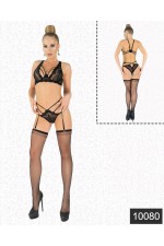 ELAWİN 10080 EROTİK DANTELLİ JARTİER TAKIM