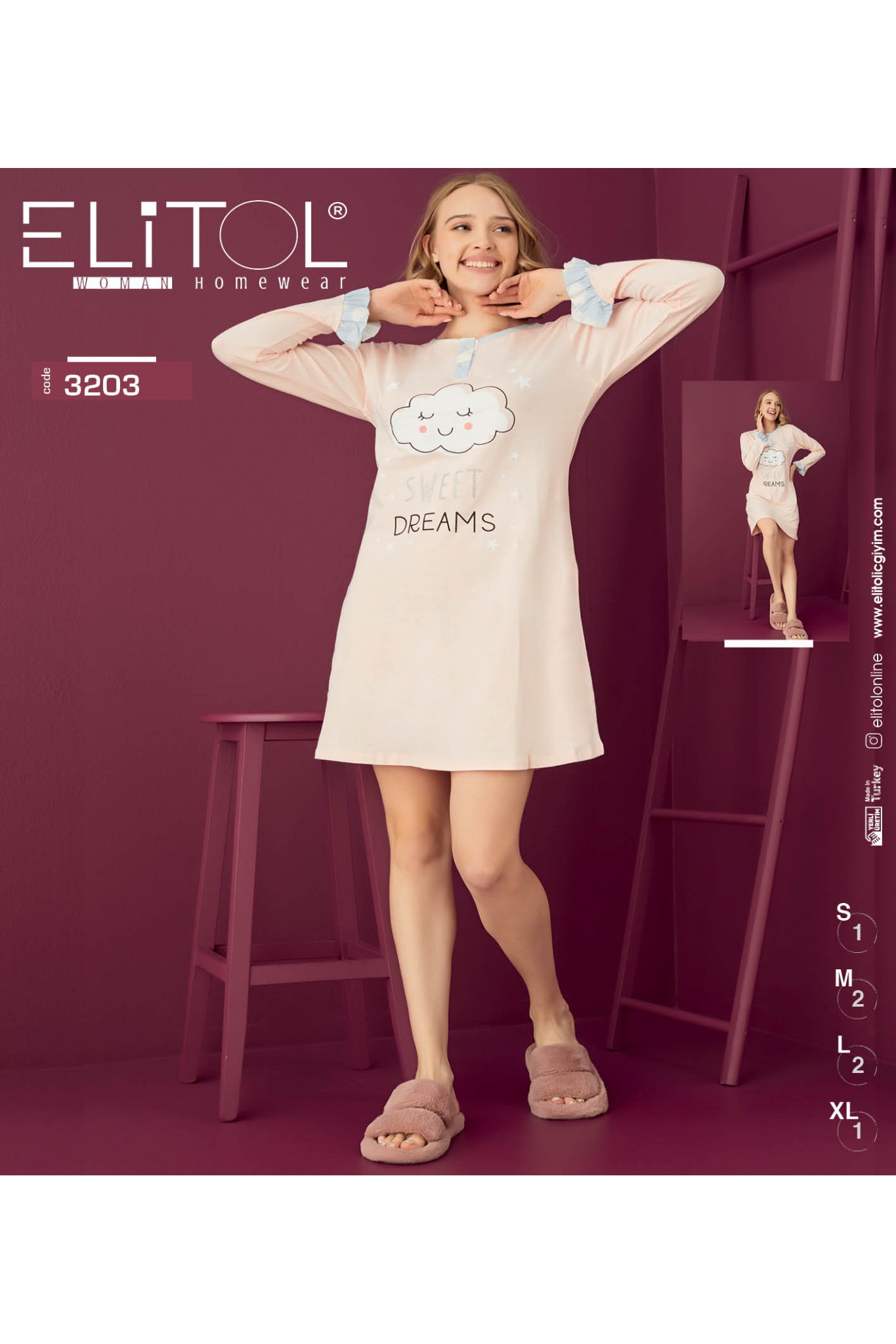 Elitol 3203 Kadın Elbise