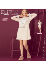 ELİTOL 3203  BAYAN ELBİSE
