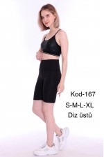 DYNAMIC BAYAN  SİYAH DİZ ÜSTÜ TAYT