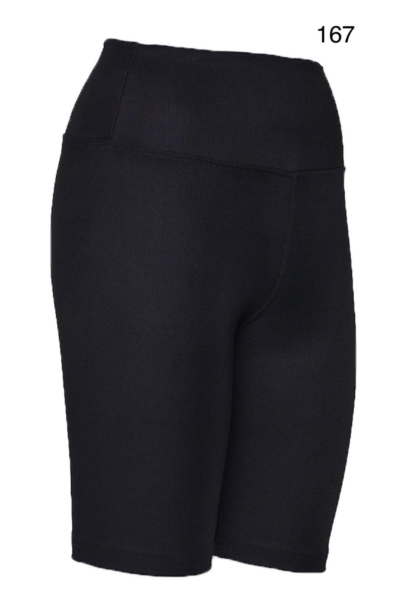 Dynamıc Kadın Siyah Fitilli Diz Üstü Tayt