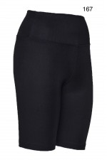 DYNAMIC BAYAN SİYAH FİTİLLİ DİZ ÜSTÜ TAYT