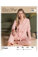 OVER SLEEP 1411 POLEREN SOMON BAYAN PİJAMA TAKIM