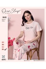 OVER SLEEP BAYAN POLEREN L PUDRA PİJAMA TAKIM