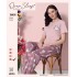 Over Sleep Kadın Modal Poleren Pembe Pijama Takım