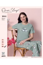 OVER SLEEP POLEREN BAYAN  YEŞİL SÜPREM K.KOL PJ TAKIMI