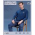 Over Sleep Erkek Poleren Lacıvert Uzun Kollu Pijama Takım