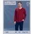 Over Sleep Erkek Poleren Battal Bordo Pijama Takım