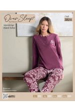 OVER SLEEP BAYAN BATTAL POLEREN MÜRDÜM U-KOL PİJAMA