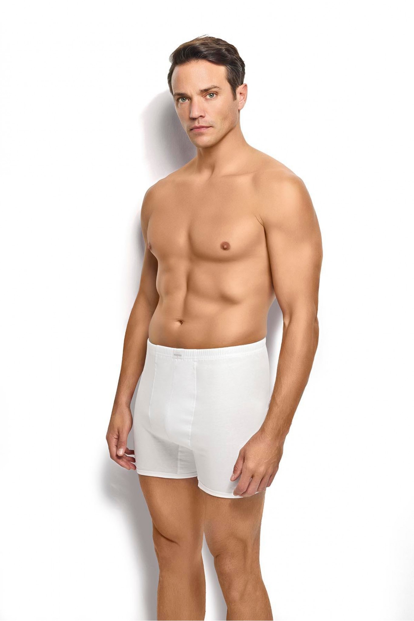 Jıber Erkek Beyaz Paçalı Boxer 102