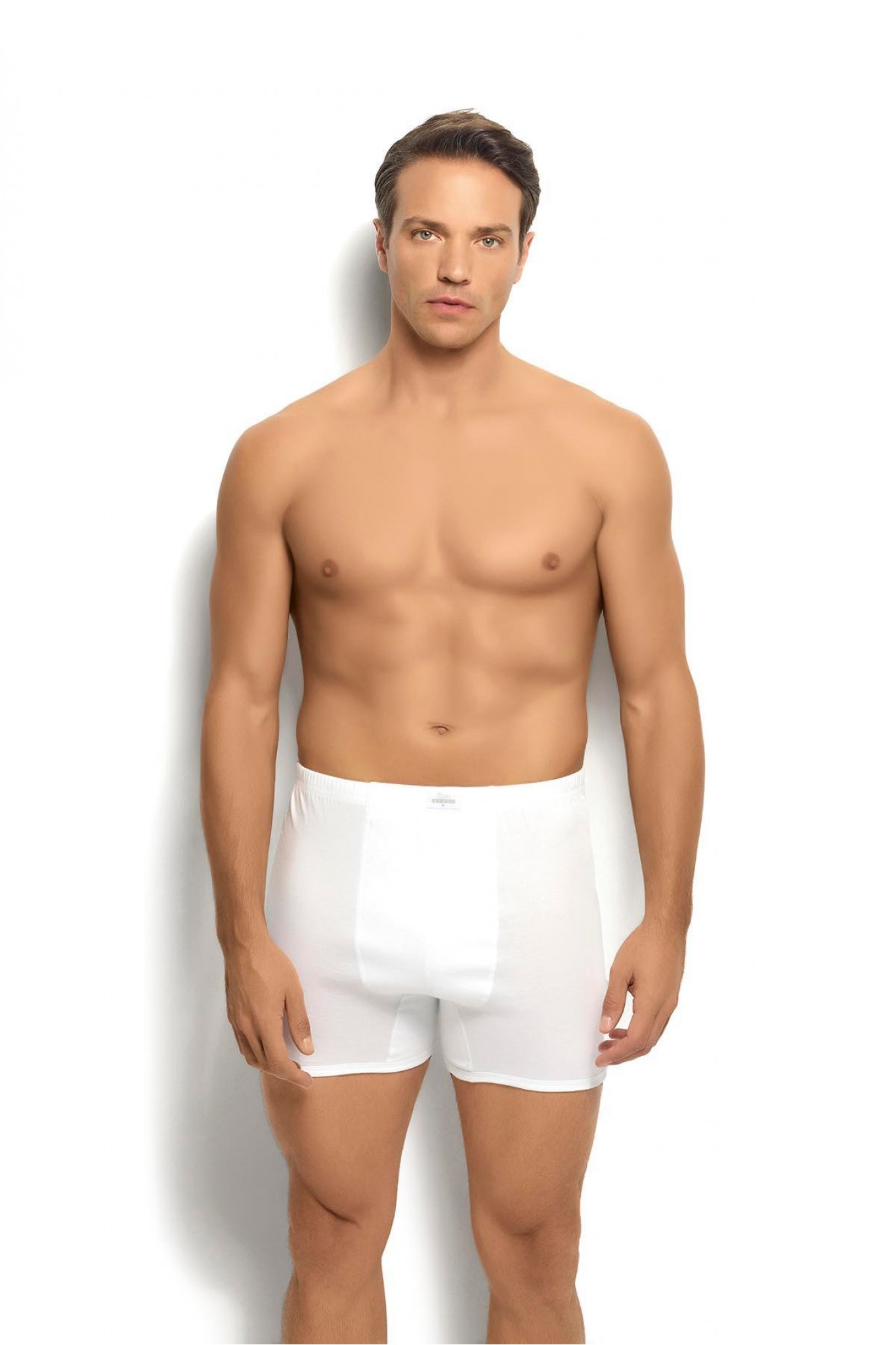 Jıber Erkek Beyaz Paçalı Boxer 102