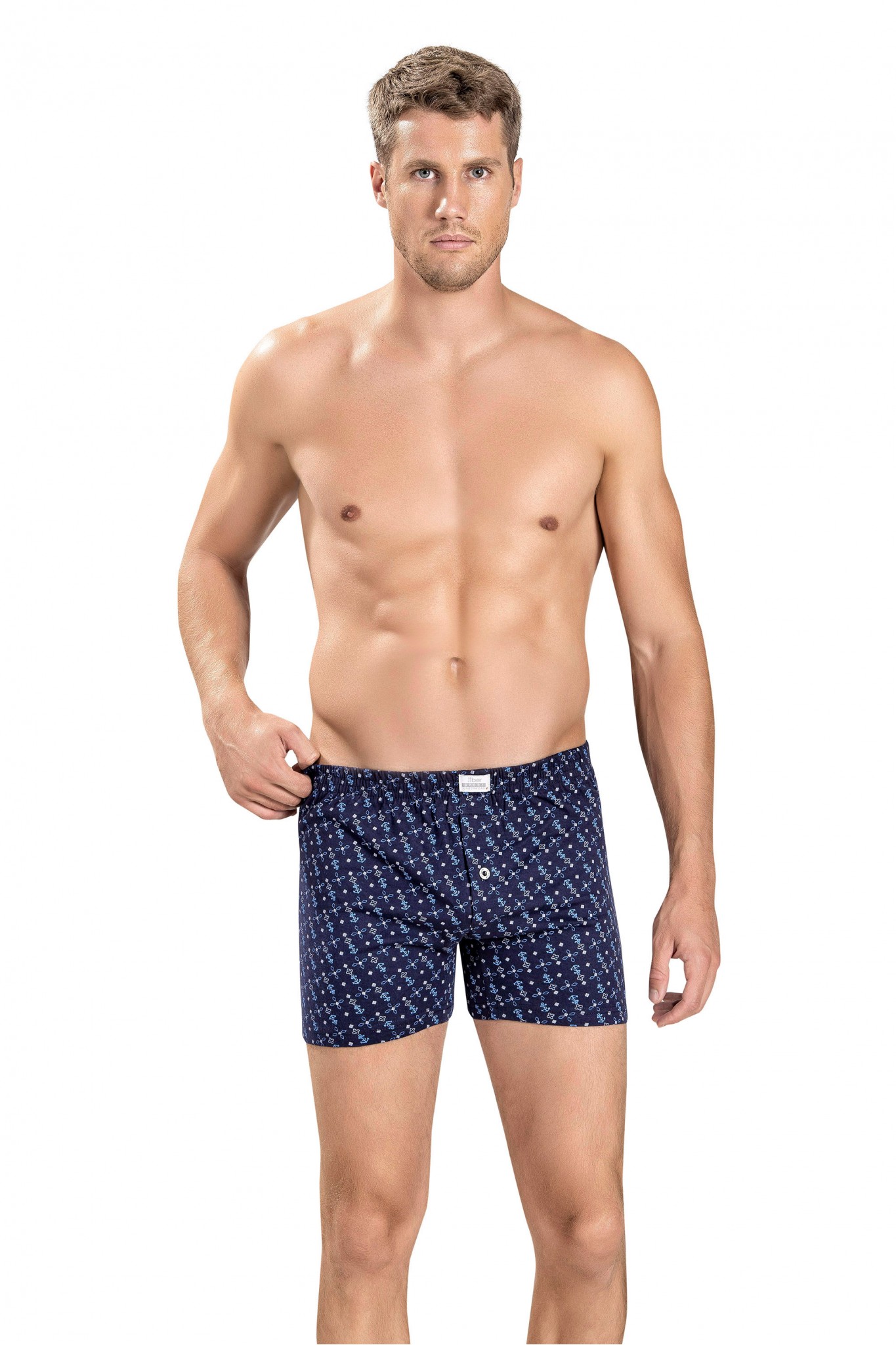 JİBER ERKEK ASORTİ BASKILI PENYE BOXER