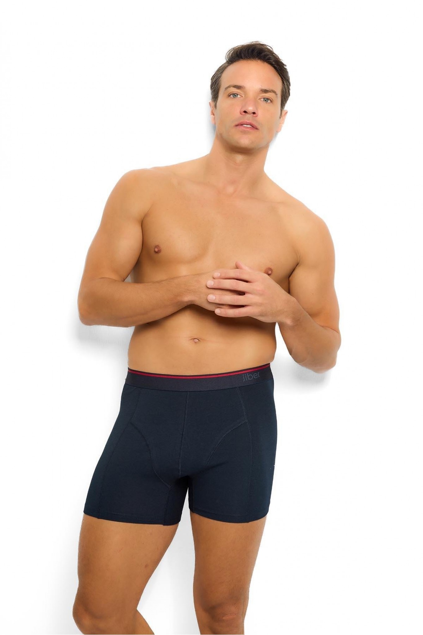 JIBER 267 Erkek Pamuklu Likralı 3lü Boxer