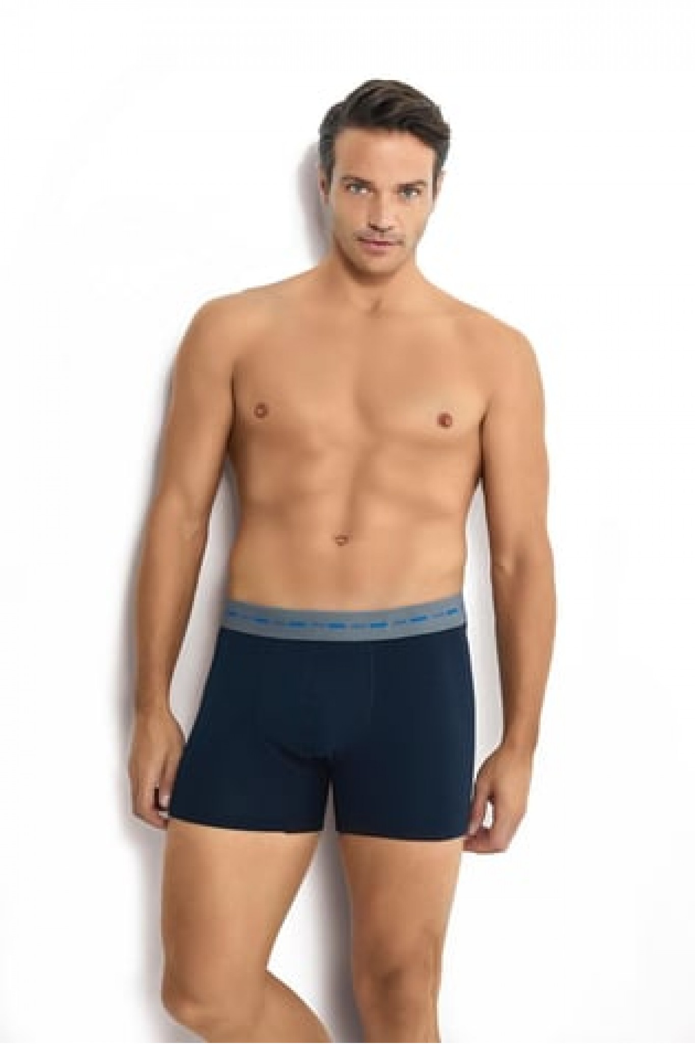 Jiber Erkek Lycralı 3'lü Asorti Boxer