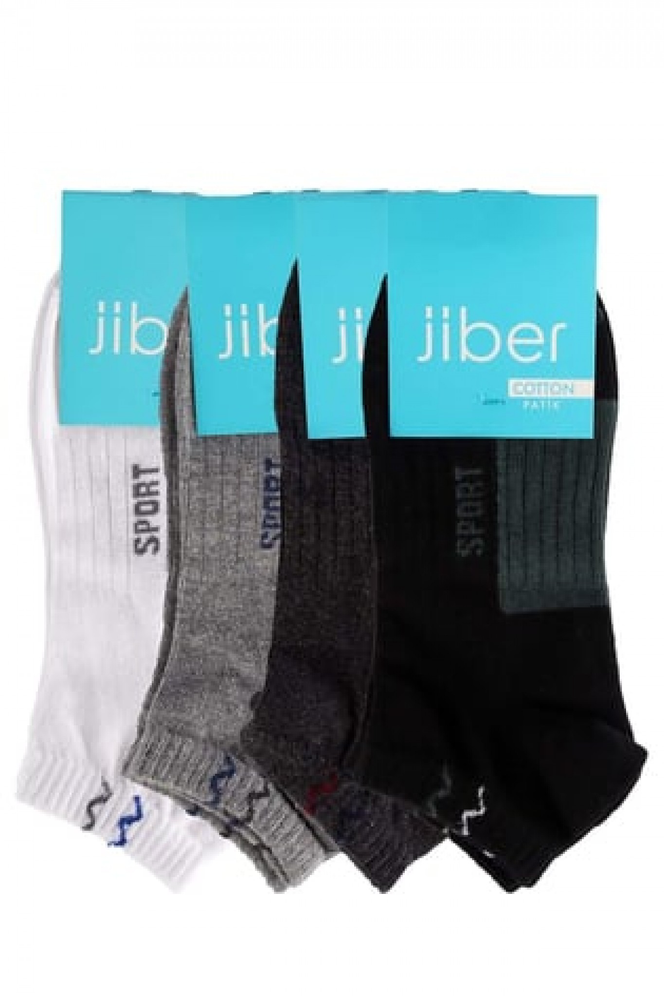 Jiber Erkek Cotton Patik 12'li