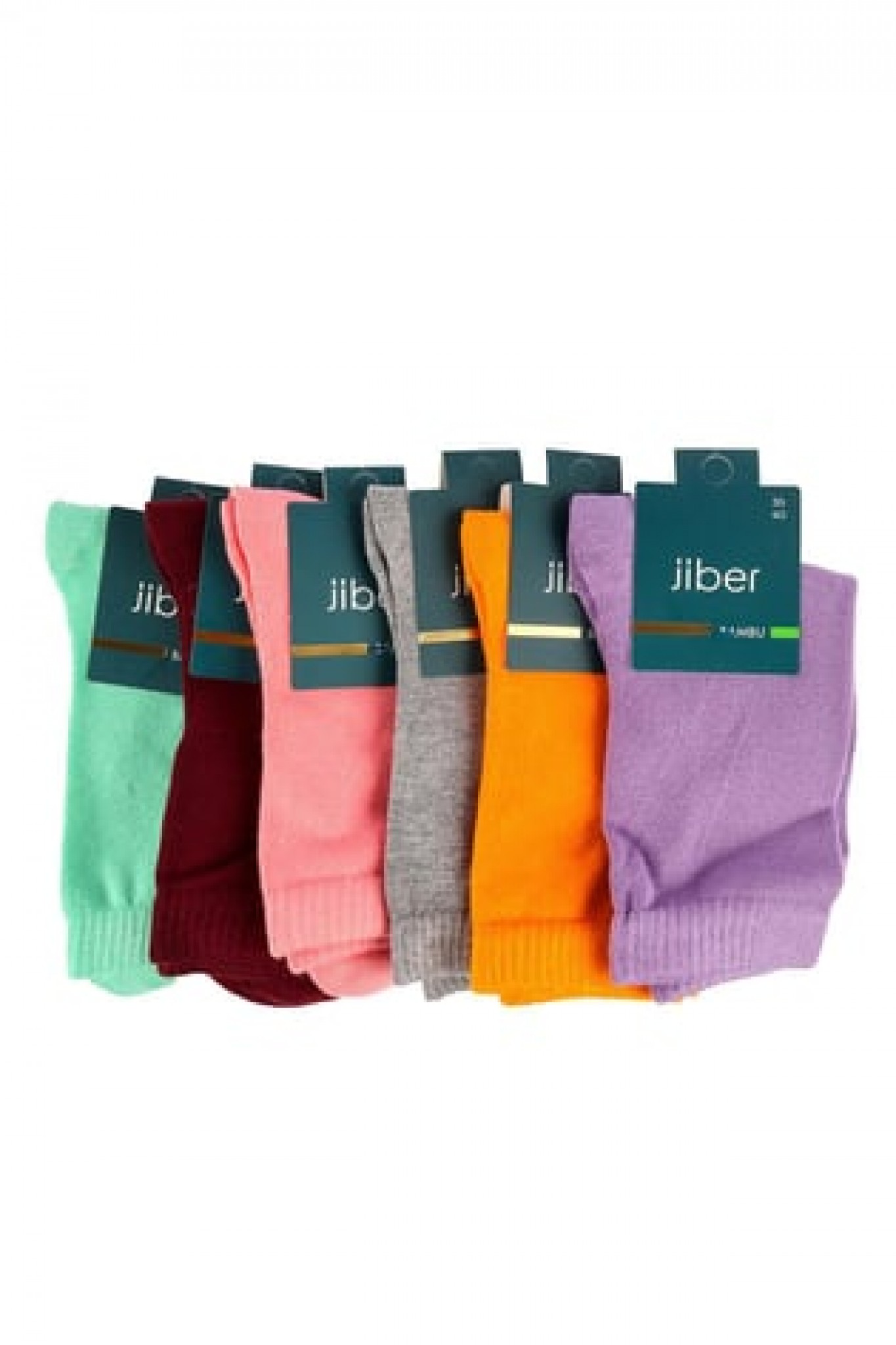 Jiber Kadın Bambu Lycralı Çorap 12'li