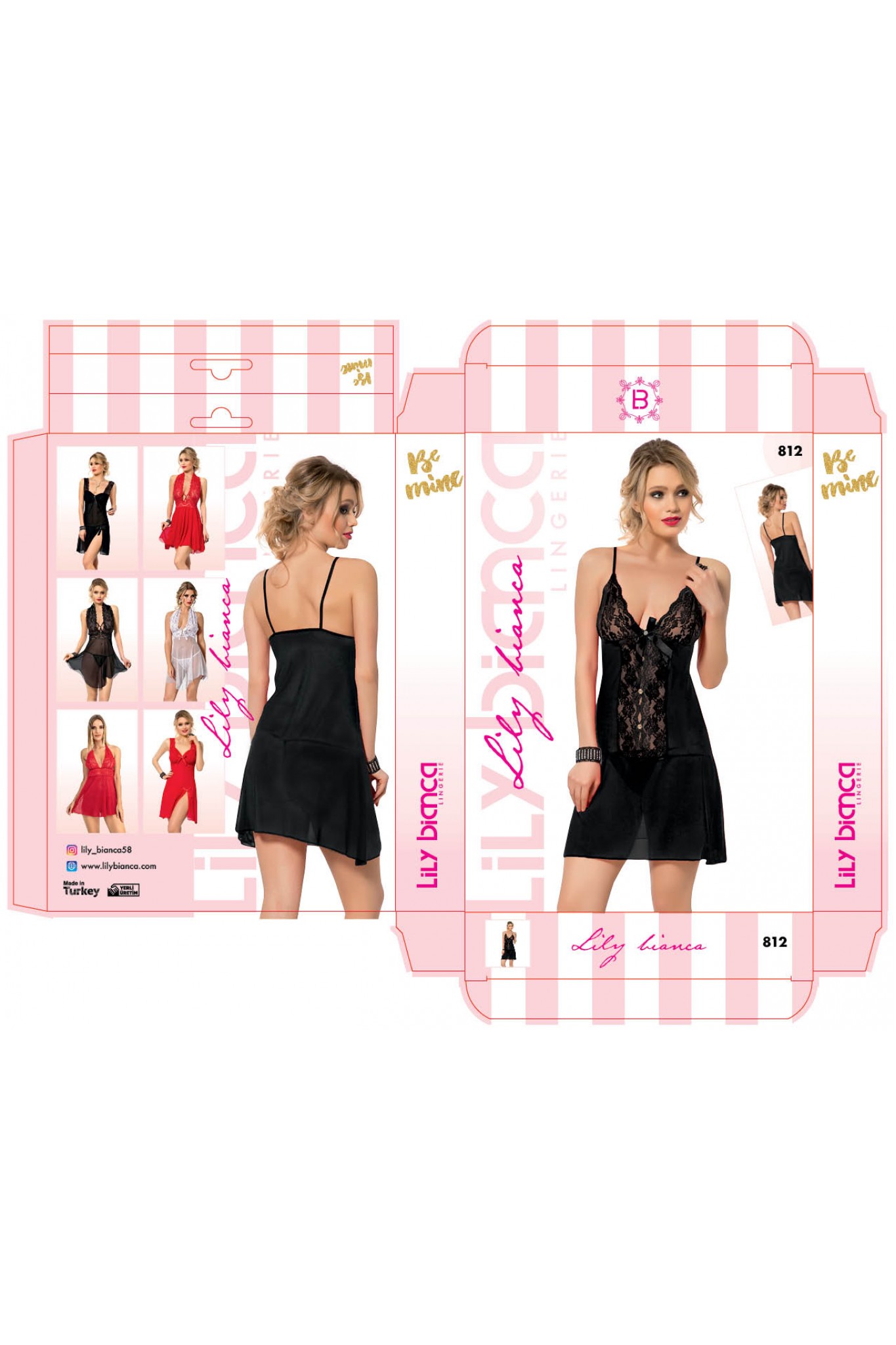 Lily Bicnca 812 Kadın Fantazi Gecelik