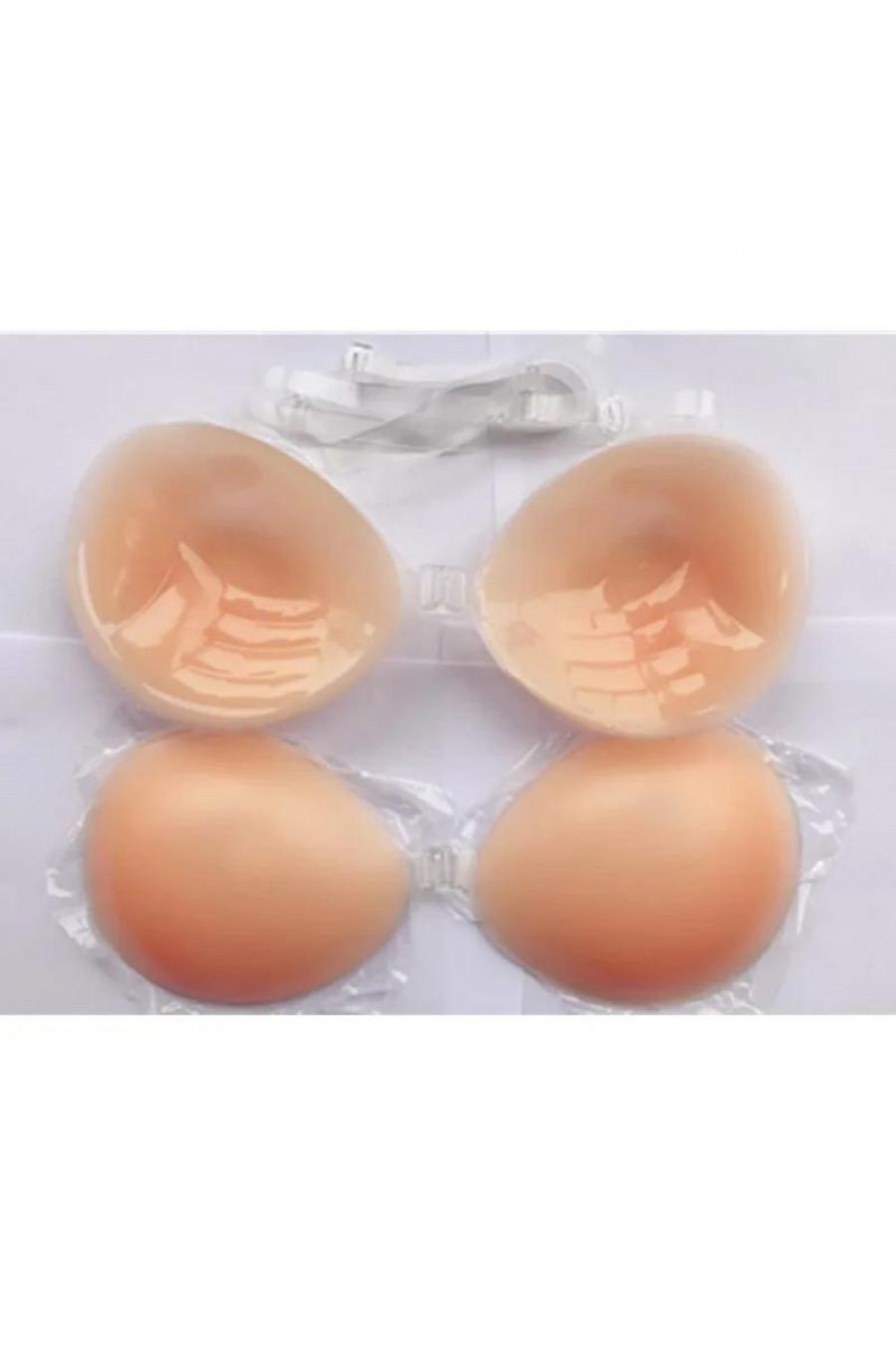 Beleng 1022 El Dolgulu Silikon Sütyen Ten