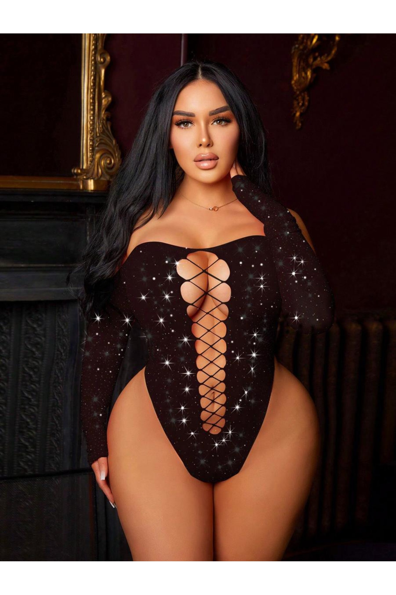 VİVALDY 4925 TAŞLI BODY VÜCUT ÇORAP