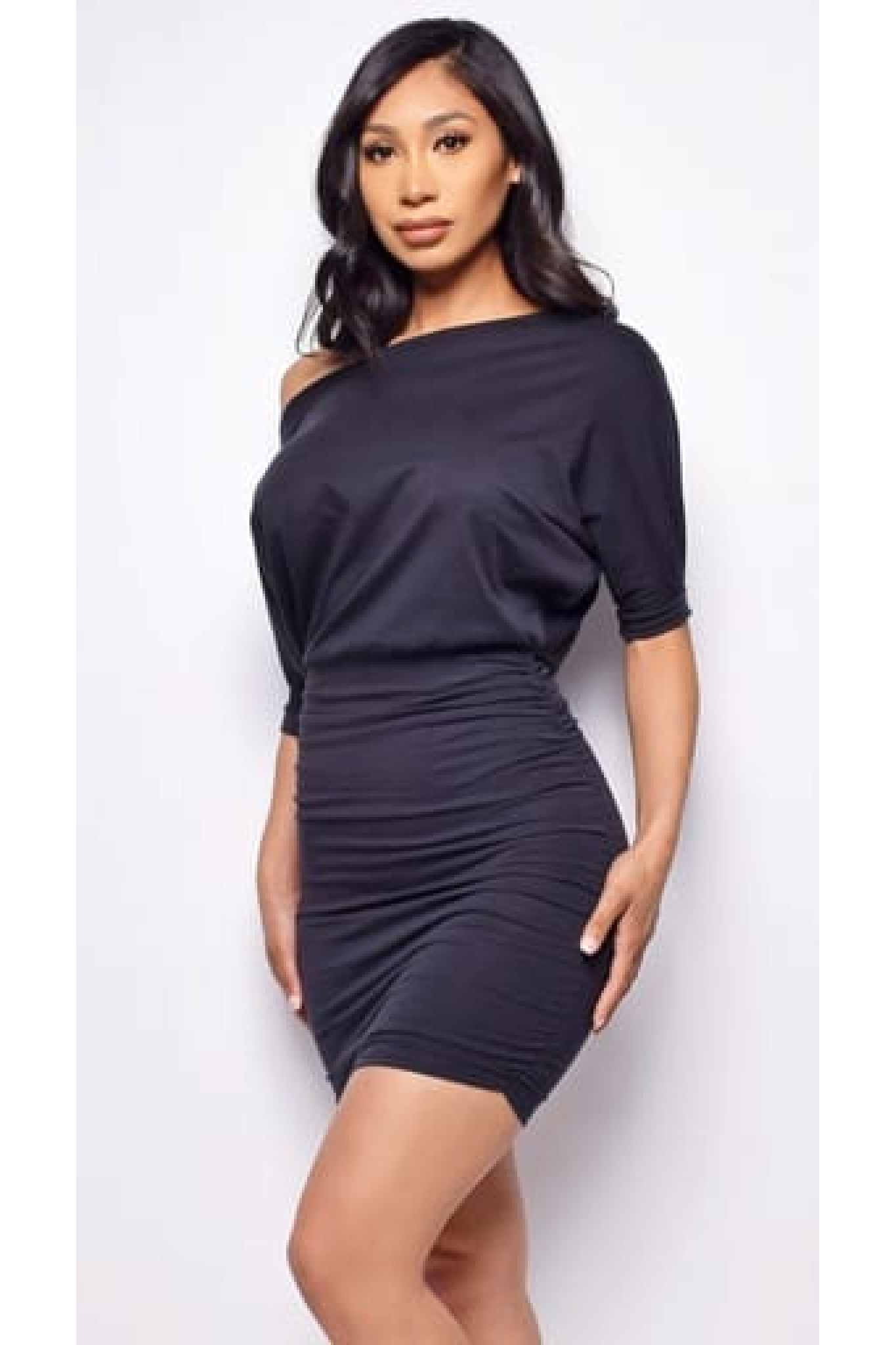 Beleng 7025 Siyah Elbise