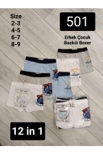 PANDA KIDS ERKEK ÇOCUK BASKILI BOXER