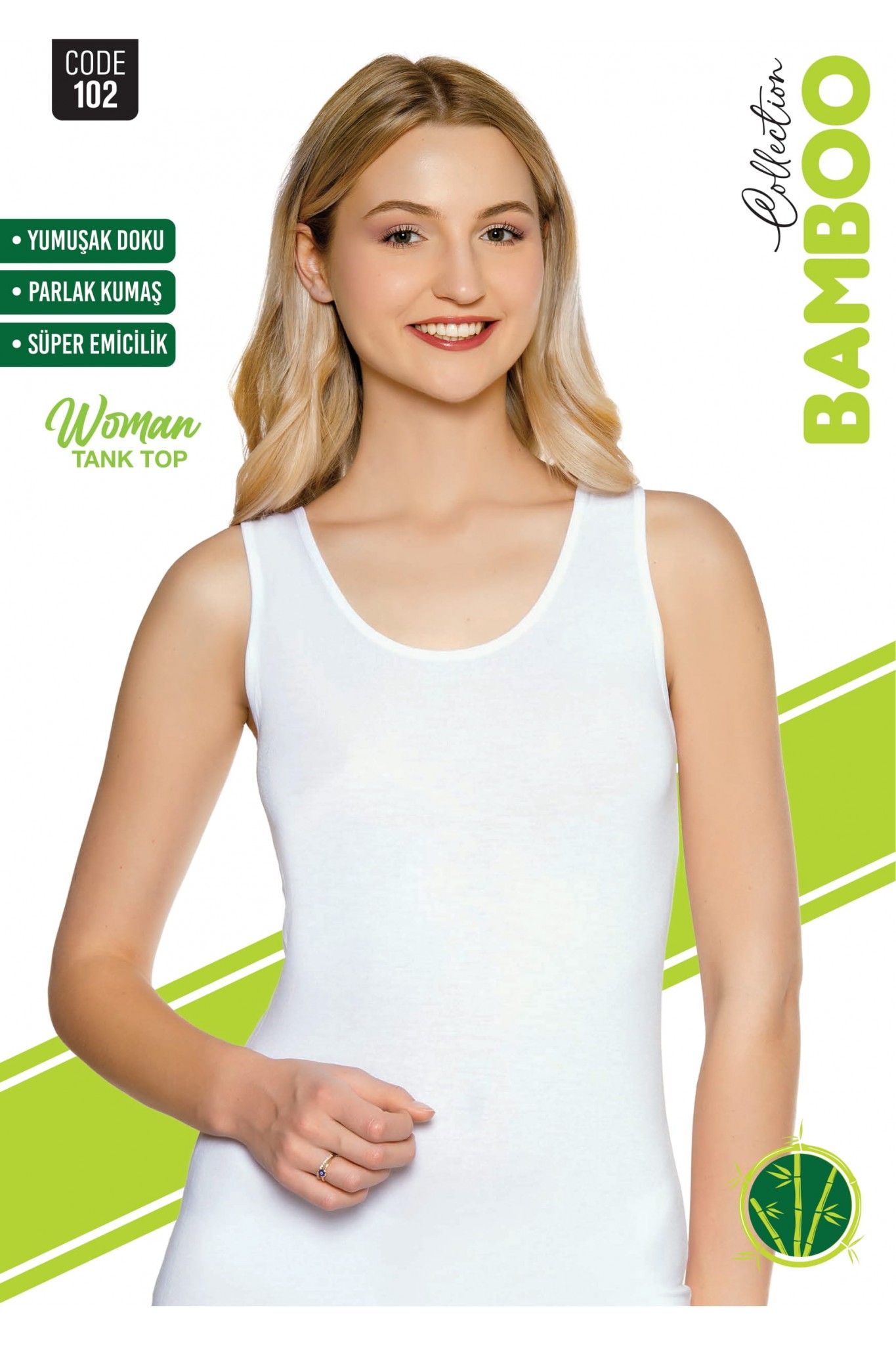 Sortie Kadın Bambu Kalın Askılı Atlet