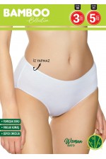 SORTİE BAYAN BAMBOO 5Lİ YÜKSEK BEL KULOT ASORTİ
