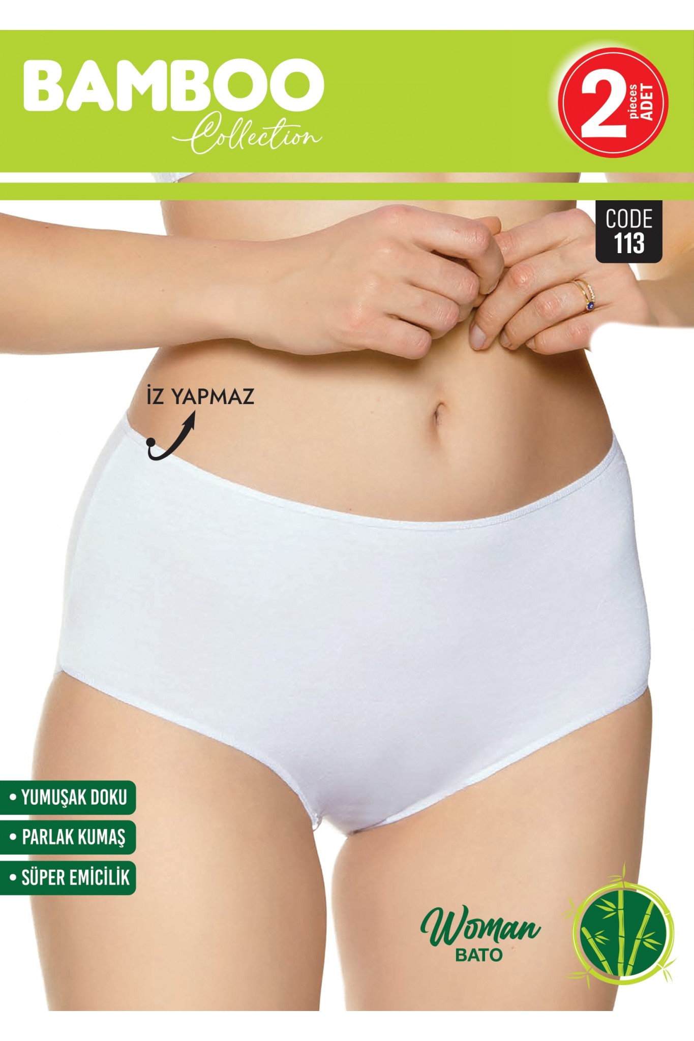 Sortie Kadın Bambu 2'li Bato Külot