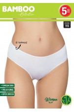 SORTİE BAYAN BAMBOO 5Lİ DÜŞÜK BEL KULOT ASORTİ