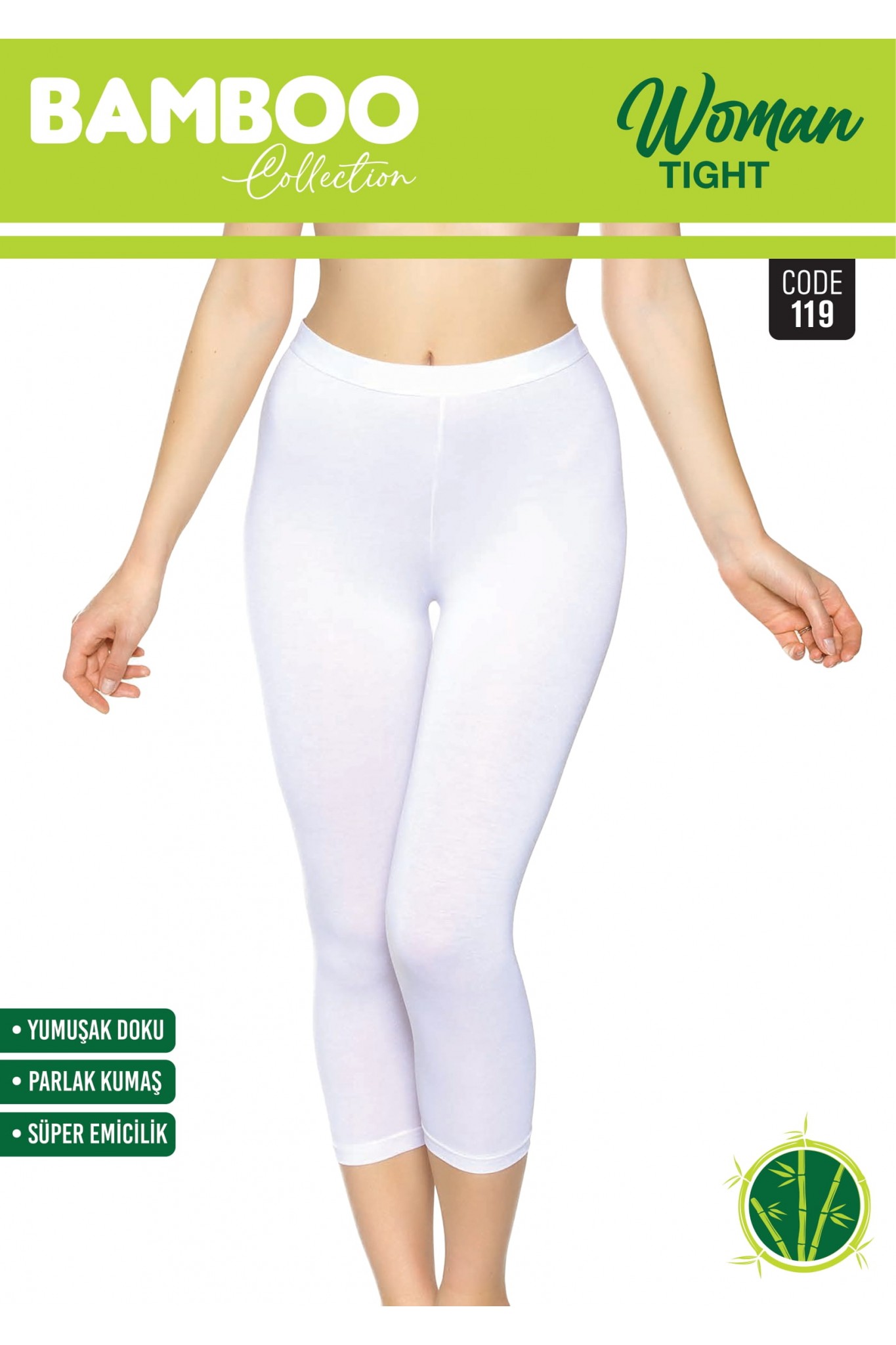 Sortie Kadın Bambu Kapri Tayt