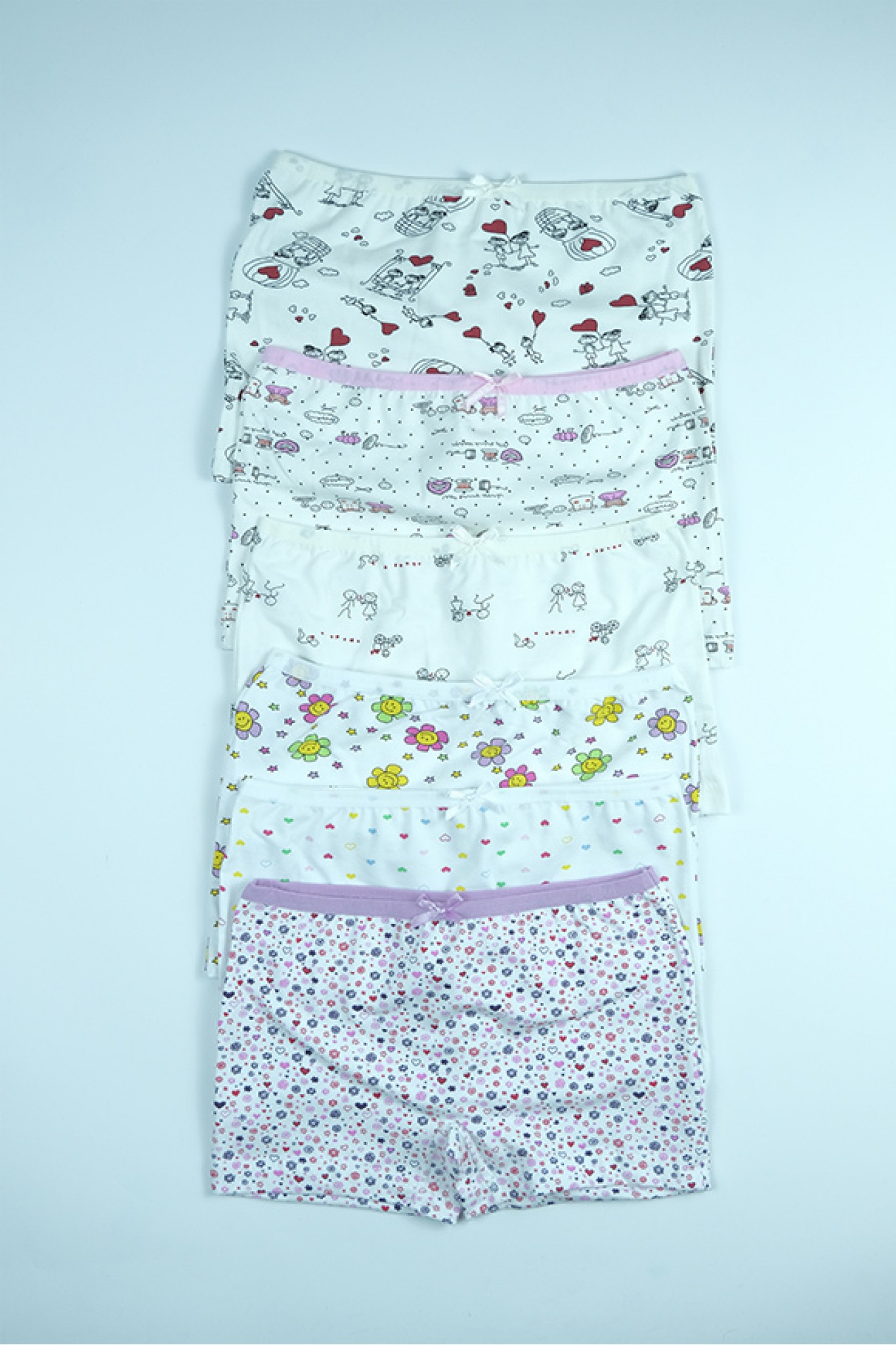 Ceylanoğlu 344 Emp.Lık.Kız Çocuk Boxer 12'li