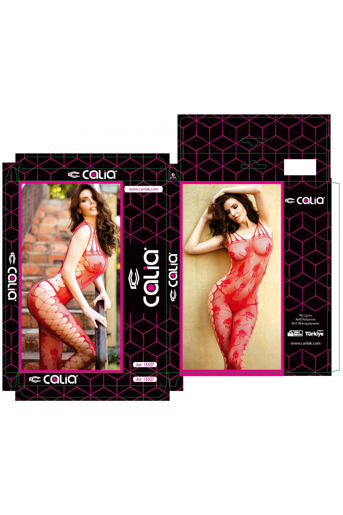 Calia Kadın Vucut Corabı RENK: Kırmızı