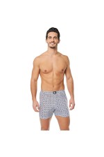 Tutku 0116 Erkek Penye Desenli Boxer