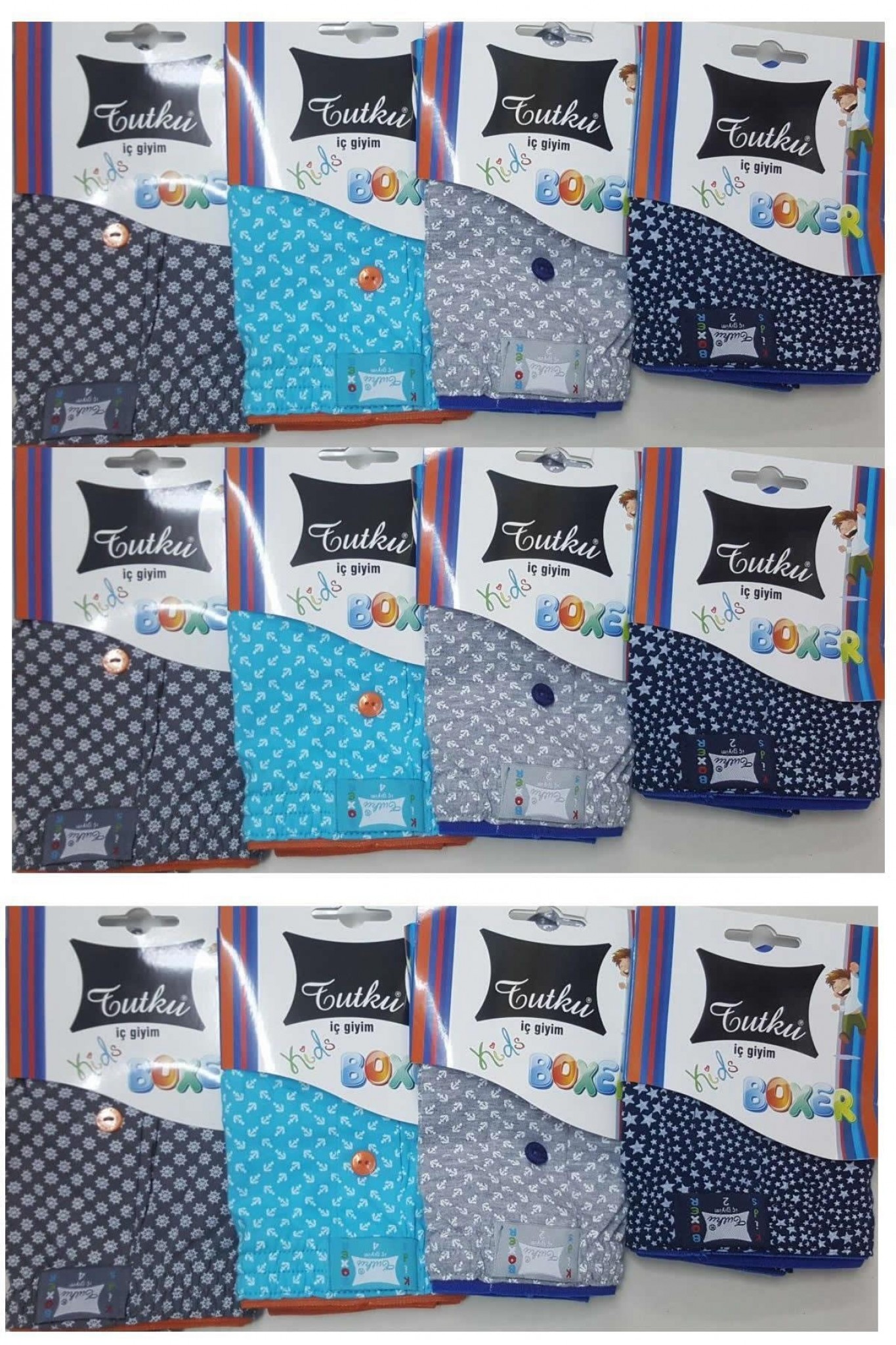 Tutku 0250 Çocuk Desenli Boxer