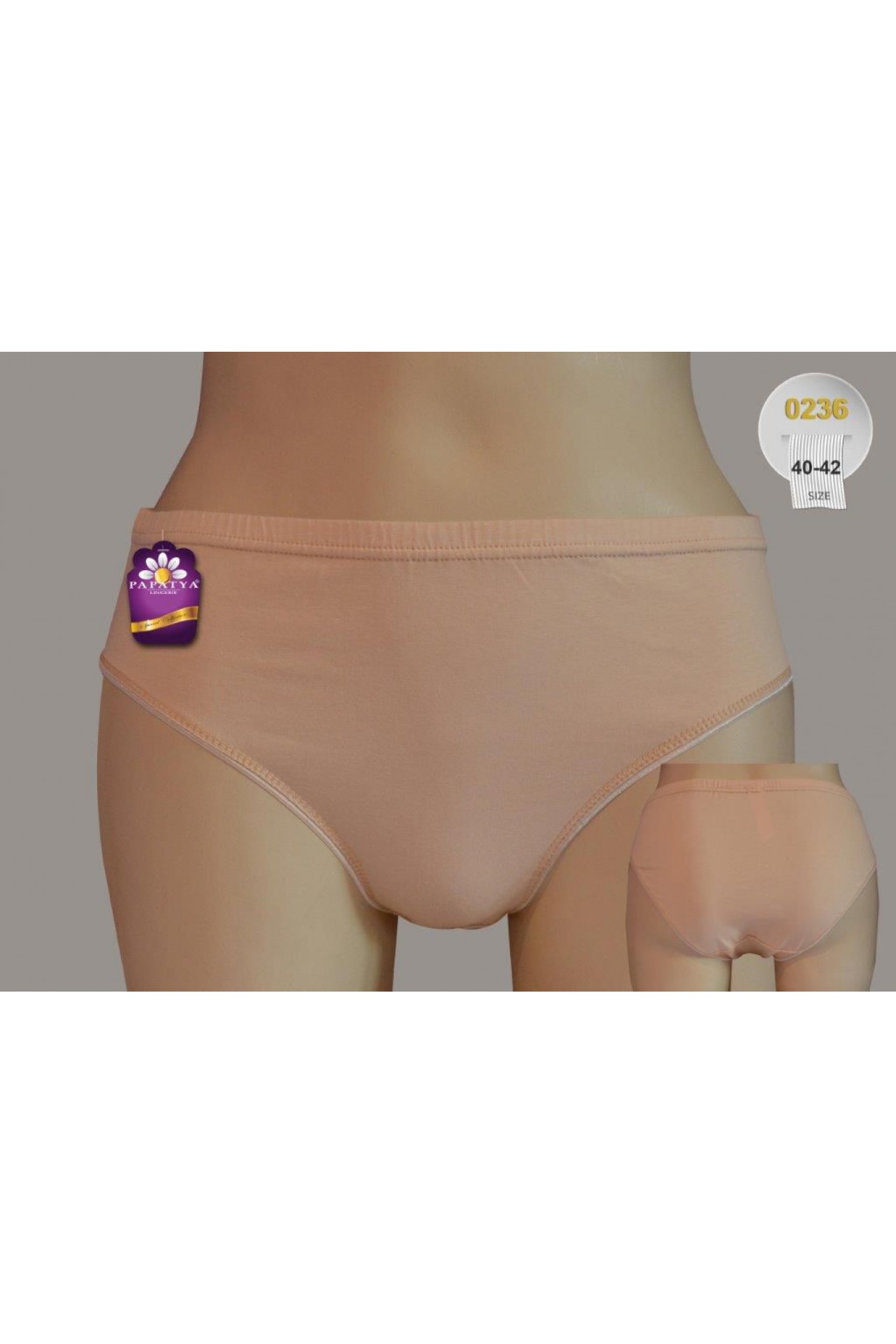 Papatya 0236 40/42 Bato Pamuklu Bel Kıvırmalı 12'li