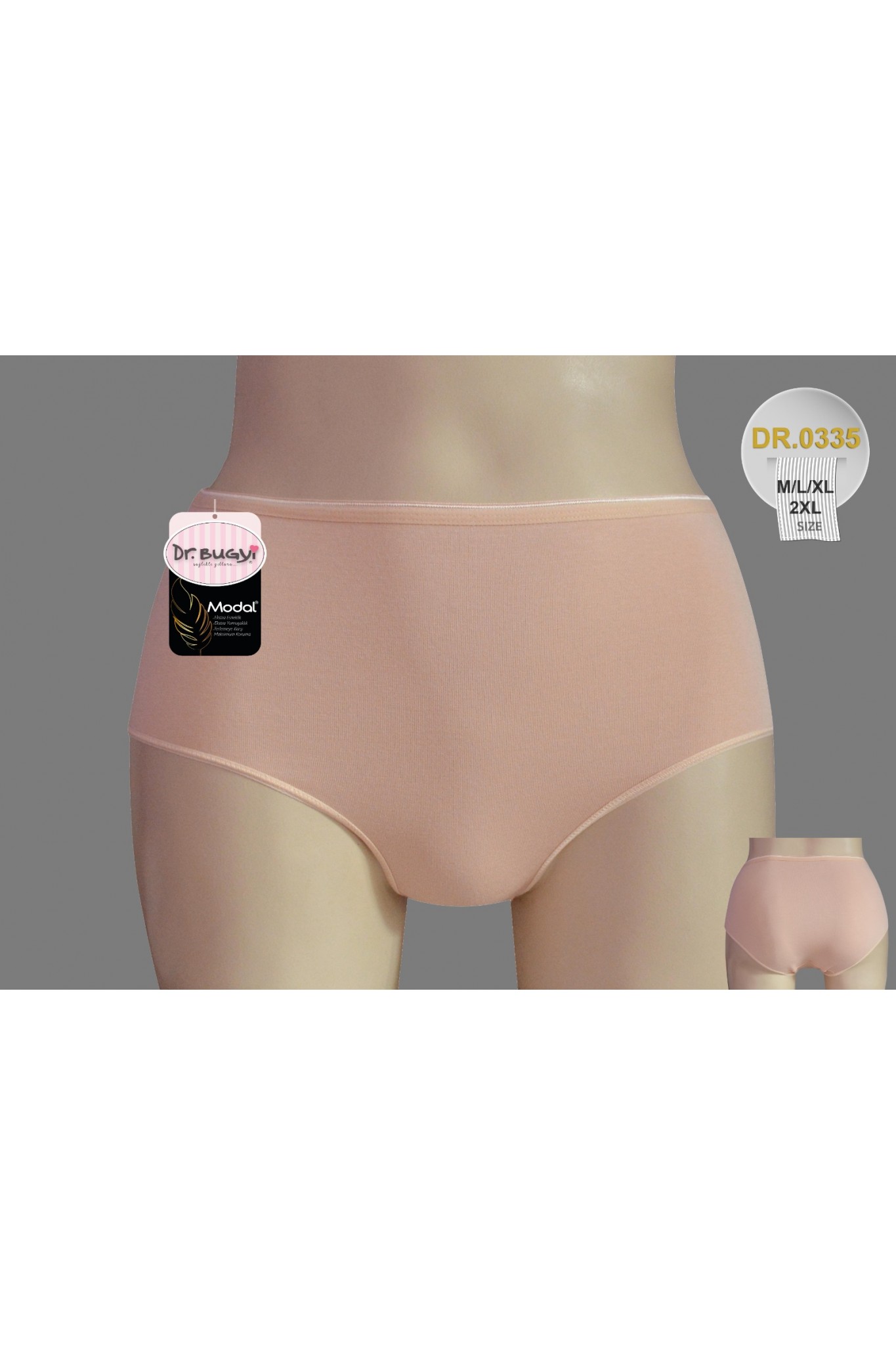 Dr. 0335 Yuksek Bel Bıkını Modal 12'li