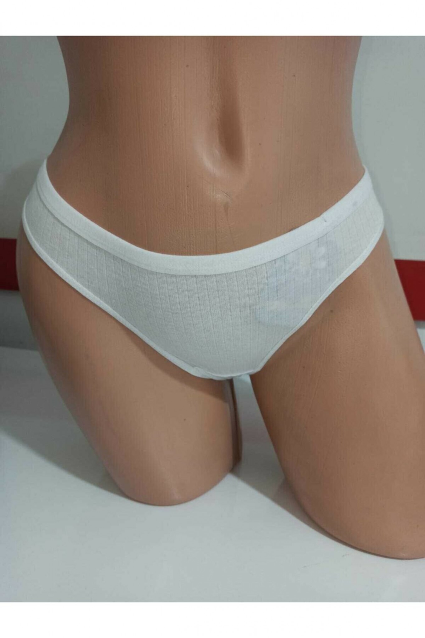 Papatya 1015 Std Beyaz Tanga Rıbana 12'li