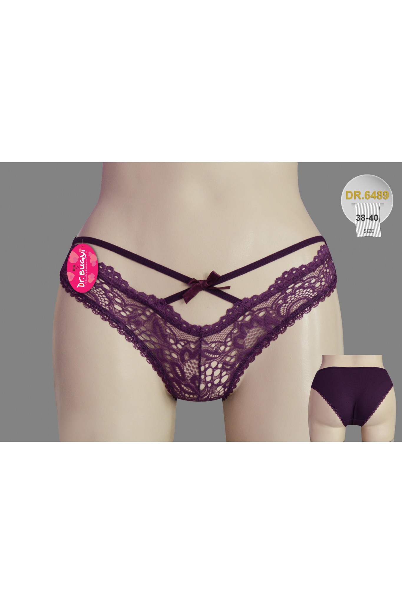 Dr.6489 Bıkını On Ust Bant Ve Ipler Alt Asorti-38/40 12'li